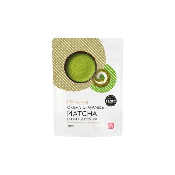 Clearspring bio japán matcha prémium minőségű 40 g