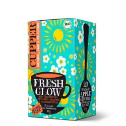 Cupper bio organic fresh glow tea 20 db 40 g - bio és refomélelmiszer