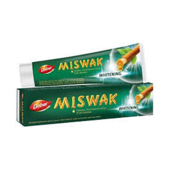 Dabur fluoridmentes gyógynövényes miswak fehérítő fogkrém 100ml