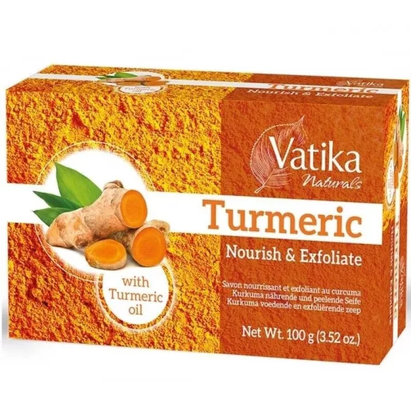 Dabur vatika naturals turmeric (kurkuma) szappan 100g