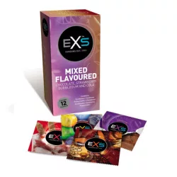 Exs mixed - óvszer - vegyes ízben (12 db)