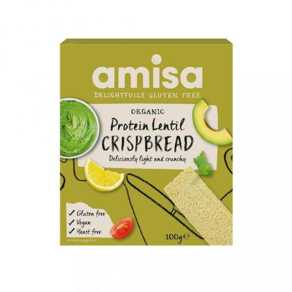 Amisa BIO Fehérje-lencsés kréker 100g