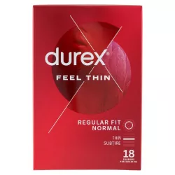 Durex feel thin - élethű érzés óvszer (18db)