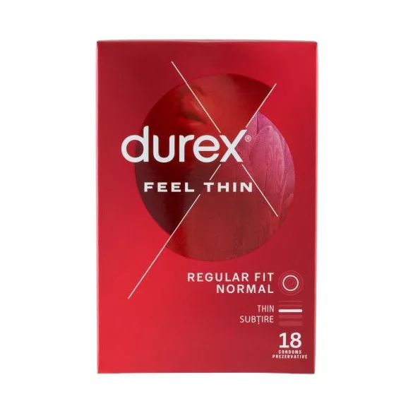 Durex feel thin - élethű érzés óvszer (18db)