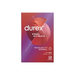 Durex feel intimate - vékonyfalú óvszer (18db)