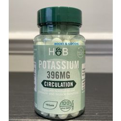 H&b kálium tabletta 396 mg 120 db