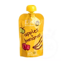 Ellas Kitchen bio alma banán bébiétel 120 g - bio és refomélelmiszer