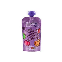 Ellas Kitchen bio édeskrumpli tök alma áfonya bébiétel 120 g - bio és refomélelmiszer