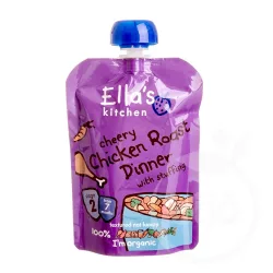 Ellas Kitchen bio sültcsirke vacsi bébiétel 130 g - bio és refomélelmiszer