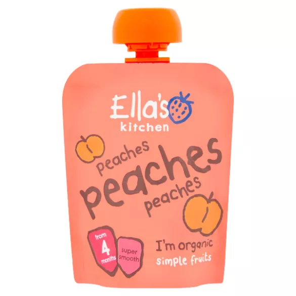 Ellas Kitchen bio őszibarack bébiétel 70 g