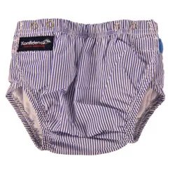   Konfidence aquanappy™  blue stripe 3 rétegű mosható úszópelenka állítható méretezéssel
