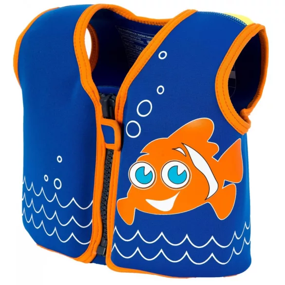 Konfidence jackets™ gyermek úszómellény - clownfish   rugalmas neoprén anyagú úszómellény 8 kivehető