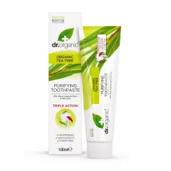 Dr.organic fogkrém teafa 100ml - bio és natúr kozmetikumok