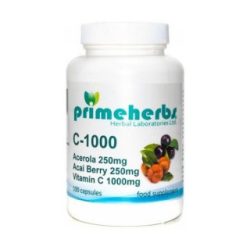 Primeherbs c-1000mg+acai 250mg+acerola 250mg kapszula 100db - bio és vegán étrendkiegészítők