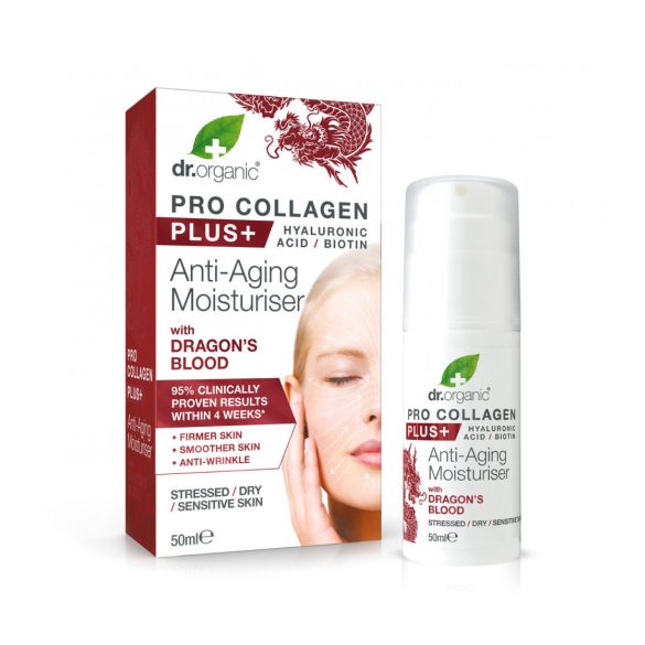 dr.Organic Pro Collagen Anti-Aging hidratáló arckrém sárkányvérfa kivonattal 50ml