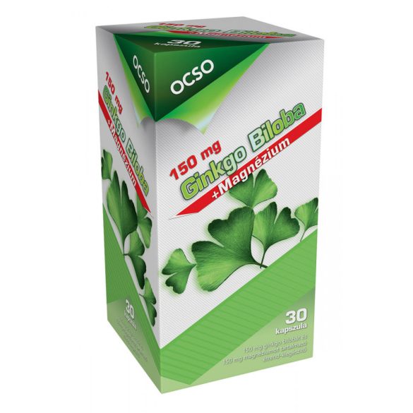 OCSO Ginkgo Biloba + Magnézium kapszula 30db