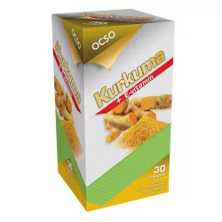 Ocso kurkuma+e vitamin kapszula 30 db - bio és vegán étrendkiegészítők