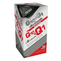 Ocso q10+q1 koenzim tabletta – 30 db - bio és natúr kozmetikumok