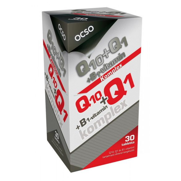 OCSO Q10+Q1 koenzim tabletta – 30 db