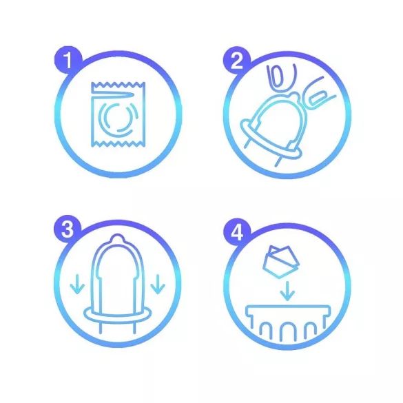 Egzo ugly coyote - hosszú tüskés óvszer (1db)