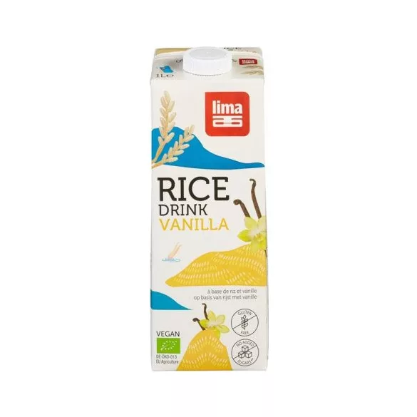 Lima bio gluténmentes rizsital vaníliával 1000ml - bio és refomélelmiszer