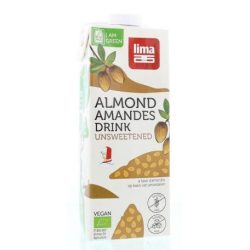 Lima bio gm mandulaital natúr,édesítőszermentes 1l - bio és refomélelmiszer