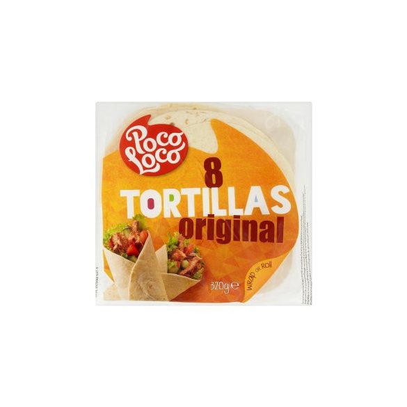 Poco Loco lágy tortilla original 320 g