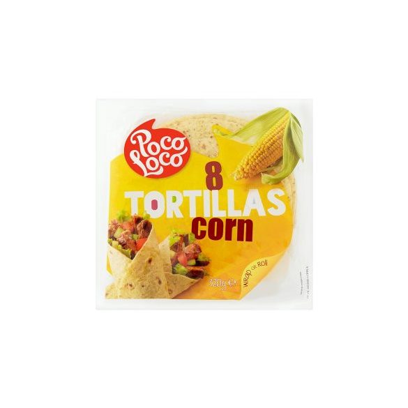 Poco Loco kukoricás lágy tortilla 320 g