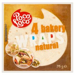 Poco Loco lágy tortilla búzalisztből 245 g - bio és refomélelmiszer