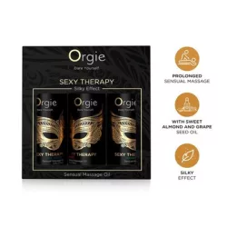 Orgie sexy therapy - érzéki masszázsolaj szett (3x30ml)