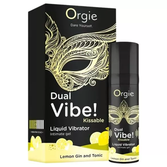 Orgie dual vibe - unisex folyékony vibrátor - gin tonic (15ml)