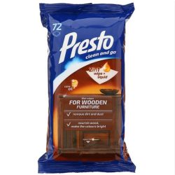 Presto bútorápoló törlőkendő 72db