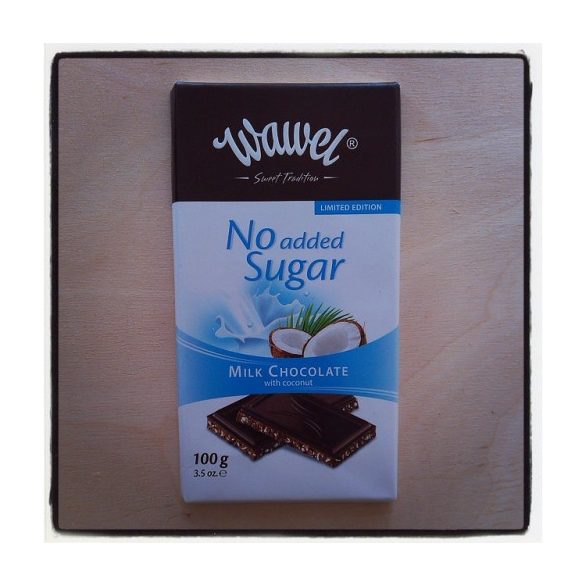 Wawel tejcsoki kókusszal cukor hozzáadása nélkül 100 g