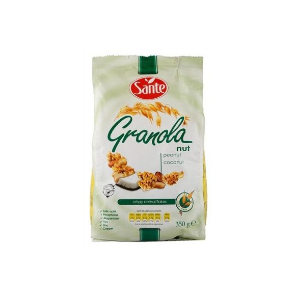 Sante granola mogyorós 350 g