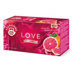 Teekanne wof love pink grapefruit ízű gyümölcstea 20db