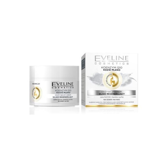 Eveline nature line coenzyme q10 kecsketejes regeneráló arckrém 50ml