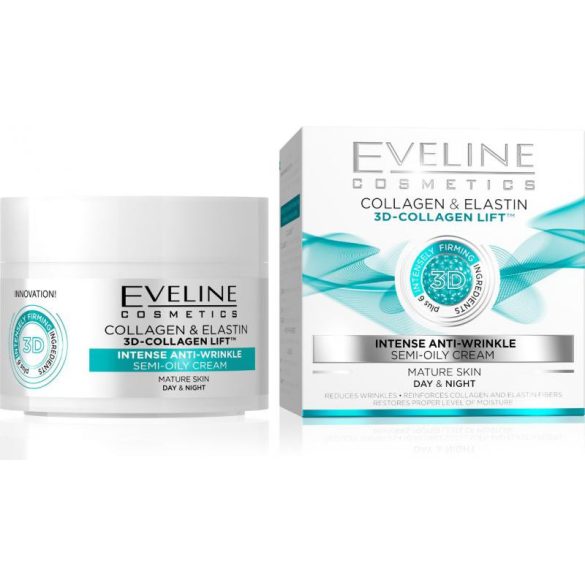 Eveline 3d collagen intenzív ránctalanító arckrém 50 ml