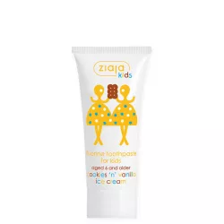 Ziaja gyermek fogkrém süti-vaníliafagyi 50 ml - bio és natúr kozmetikumok
