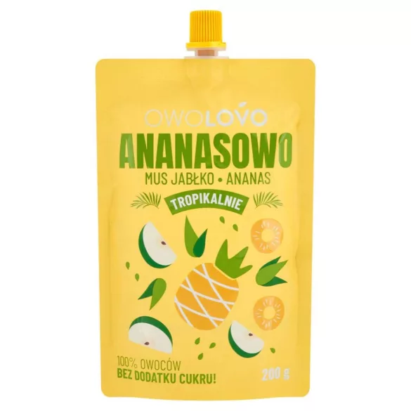 Owolovo gyümölcspüré alma-ananász 200g