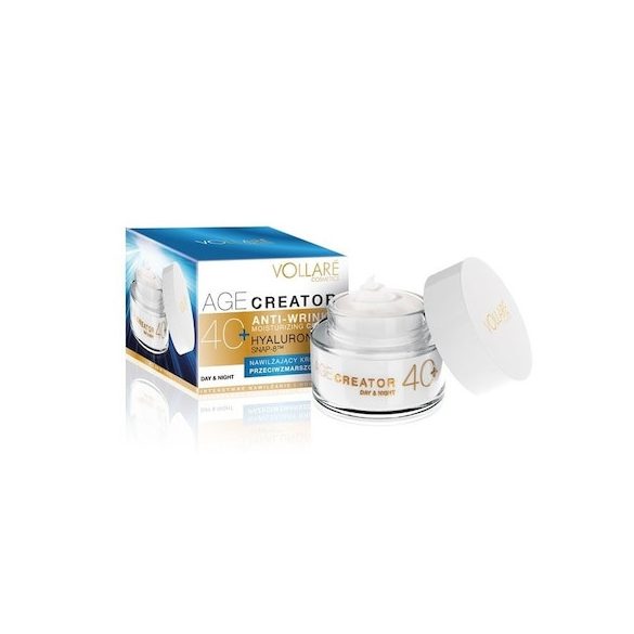 Vollaré age creator 40+ hyaluronsavas, e-vitaminos és retinolos bőrhidratáló arckrém 50 ml