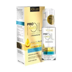 Vollaré pro oil hajvégápoló olaj göndör hajra kókuszolajjal 30 ml - bio és natúr kozmetikumok