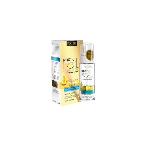 Vollaré pro oil hajvégápoló olaj göndör hajra kókuszolajjal 30 ml