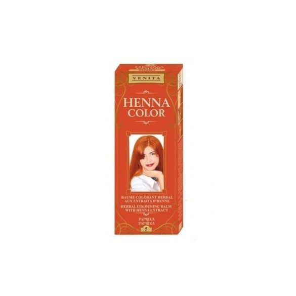 Henna Color szinező hajbalzsam nr 5 paprika vörös 75 ml