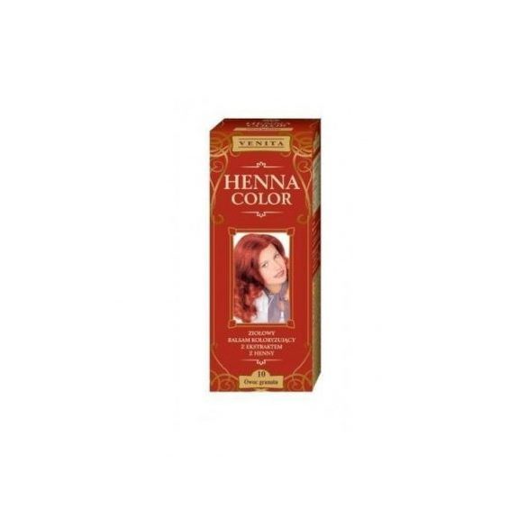 Henna Color szinező hajbalzsam nr 10 gránátalma 75 ml