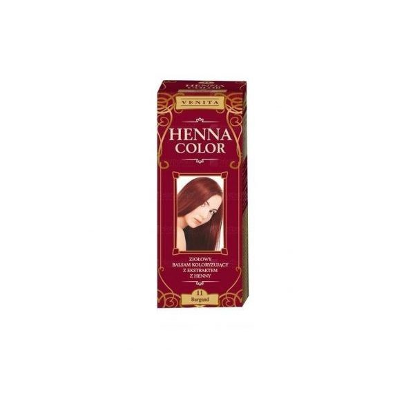 Henna Color szinező hajbalzsam nr 11 burgundi 75 ml