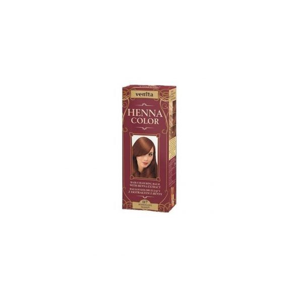 Henna Color szinező hajbalzsam nr 117 mahagóni 75 ml