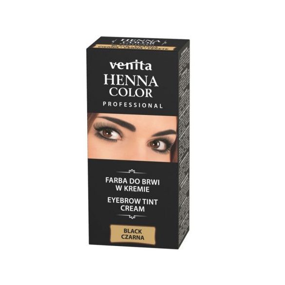 Venita henna color gyógynövényes szemöldök festék 1.0 fekete 15 g