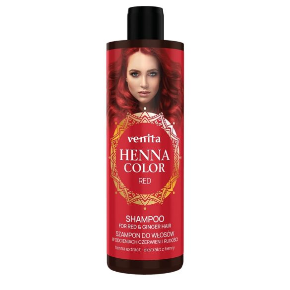Henna Color hajsampon piros és vörös árnyalatú hajra 250 ml
