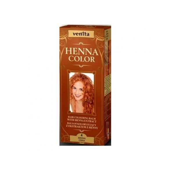 Henna Color szinező hajbalzsam nr 4 henna vörös 75 ml