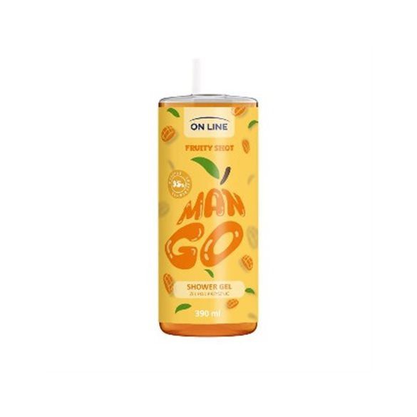 On Line tusfürdő fruity shot mangó 390 ml